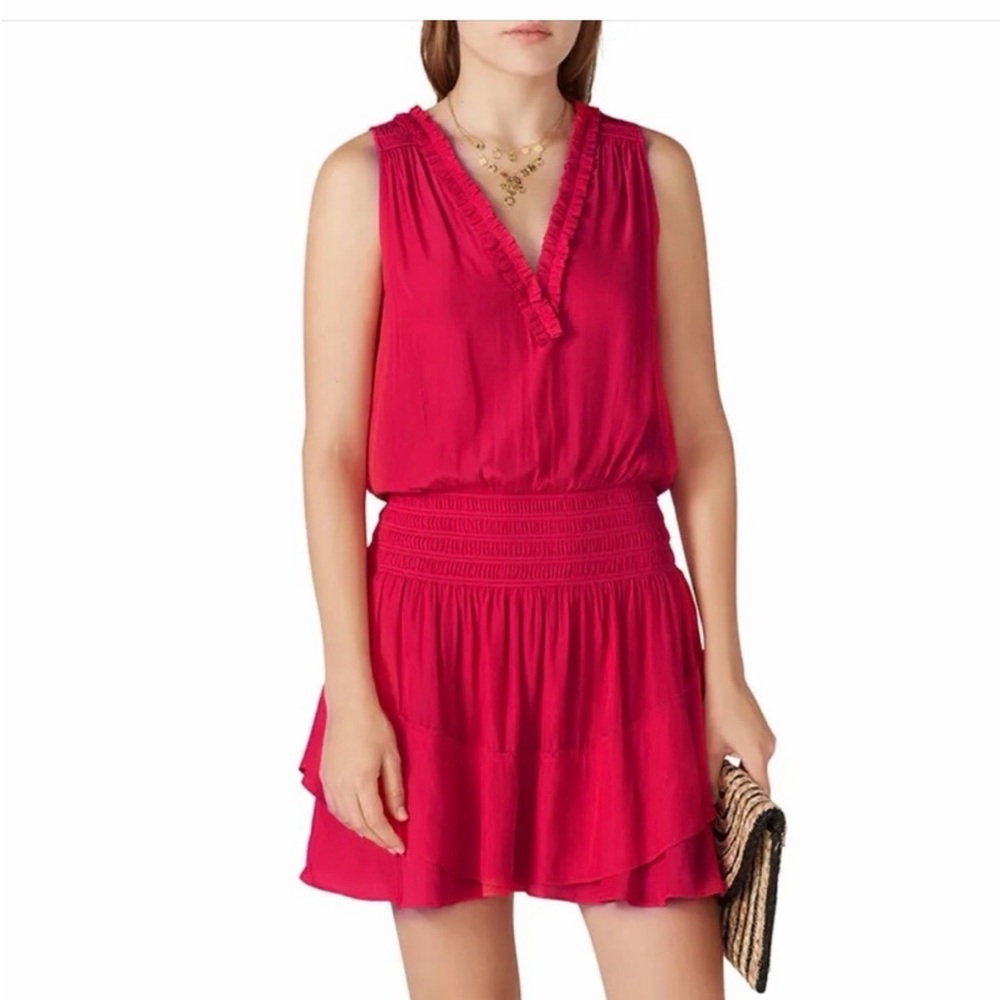 Ramy Brook Elegant Pink Sleeveless Dress
